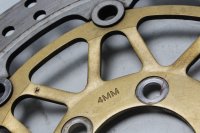 Disco freno anteriore, forato, sistema frenante flottante Kawasaki ZR 7S ZR750F H 01-04
