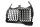 Kølerbeskyttelsesgitter, ventilationsgitter D6A-E2406-00 Yamaha XTZ 700 Tenere 700 26-26