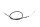 Throttle cable, passenger direction, closer, cable pull Honda XL 1000 V SD01 99-00