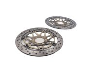 Front drilled brake discs, pair of brake systems Honda XL 1000 V SD01 99-00