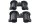 Entonnoir dadmission, caoutchouc de carburateur, jeu de joints, collecteur dadmission 23K261 Honda universell