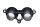 Indsugningstragt, indsugningsmanifold, dobbelt 25S21T Honda CBR 650 RA E-Clutch 26-26