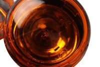 Paire de clignotants orange, verre noir, boîtier gauche et droit Harley-Davidson universell