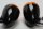 Paire de clignotants orange, verre noir, boîtier gauche et droit Harley-Davidson universell