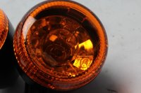 Boîtier de clignotant noir et orange, gauche et droite Harley-Davidson universell