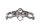 Upper fork bridge, steering head clamp, steering head clamp Honda XL 1000 V SD01 99-00