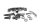 Left camshaft support, screw set, bearing block BMW R 1200 GS K25 0307 R12 04-07