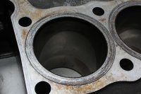 Blocco cilindri, camicie dei cilindri, lato di aspirazione a quattro cilindri Kawasaki ZR 7S ZR750F H 01-04