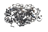 Screw set frame cover hose clamps Honda XL 1000 V SD01 99-00