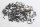 Screw set frame cover hose clamps Honda XL 1000 V SD01 99-00