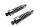 paire damortisseurs chromés arrière Harley-Davidson Dyna Street Bob 1690 FXDB 16-16