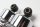 paire damortisseurs chromés arrière Harley-Davidson Dyna Street Bob 1690 FXDB 16-16