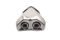 Exhaust muffler dual pipe silencer Kawasaki Z 1000 G ZRT00F/G 14-16