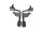 Luggage rack holder, luggage carrier mount, left/right Motorrad Zubehör universell