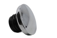 Bouchon de réservoir de carburant chromé, jauge de réservoir de carburant Harley-Davidson universell