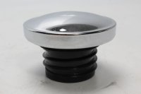Bouchon de réservoir de carburant chromé, jauge de réservoir de carburant Harley-Davidson universell