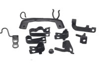 Brake line bracket front mounting clamp set Honda XL 1000 V SD01 99-00
