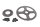 Sprocket, pinion, screws, chain set, drive BMW R 1200 GS K25 0307 R12 04-07