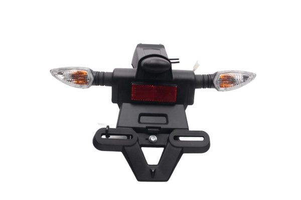 Nummerpladeholder, reflektor, blinklysbeslag (bag) Yamaha YZF-R 125 A 24-24
