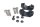 Handlebar clamp set, screws, rubber cover Motorrad Zubehör universell
