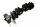Crankshaft, crankshaft gear, connecting rod shaft spline Kawasaki ZR 7S ZR750F H 01-04