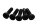 Jeu de vis pour jante de roue arrière, boulons de roue à siège conique BMW K 1300 S K40 0508 09-15