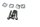 Piastra adattatrice per portabagagli a sgancio rapido Kawasaki ZR 7S ZR750F H 01-04