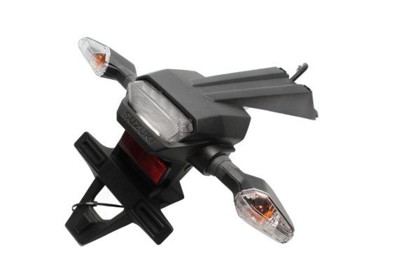 Support de plaque dimmatriculation, feu arrière, clignotant, réflecteur arrière Suzuki GSX-8S 800 23-23
