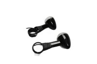 Boîtier de clignotant noir Harley-Davidson Softail 1450 FXST Standard 03-03