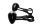 Boîtier de clignotant noir Harley-Davidson Softail 1450 FXST Standard 03-03