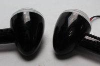 Fram vänster och höger blinkers par, svarta Triumph Bonneville 1200 T120 Black 19-19