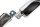 Repose-pieds avant gauche en caoutchouc Harley-Davidson Sportster 883 XL883N Iron 21-21
