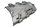 Luggage rack cover, rear upper, luggage carrier BMW R 1200 GS K25 0307 R12 04-07