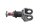 Front left footrest bracket footrest assembly Kawasaki ZR-7S ZR750F/H 01-04