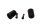 Handlebar weight set, bar end dampers, black Kawasaki ZR-7S ZR750F/H 01-04