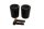 Handlebar weight set, bar end dampers, black Kawasaki ZR-7S ZR750F/H 01-04