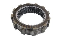 Clutch plate set, friction discs, steel discs Kawasaki...