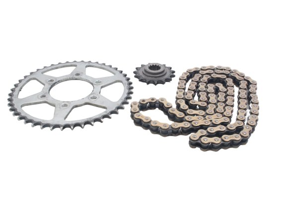Chain kit, sprocket, chain, chainring, secondary drive Kawasaki ZR-7S ZR750F/H 01-04
