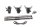 Gearshift lever fork set gearbox shift forks shaft Kawasaki ZR-7S ZR750F/H 01-04