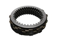 Clutch plate set, friction discs, steel plates Kawasaki...