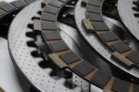 Clutch plate set, friction discs, steel plates Kawasaki ZR-7S ZR750F/H 01-04