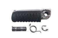 Front left footrest, footrest bracket, spring bolt set...