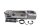 Front left footrest, footrest bracket, spring bolt set Kawasaki ZR-7S ZR750F/H 01-04