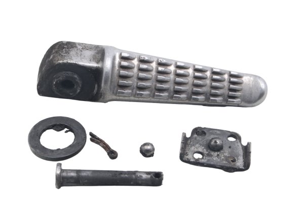 Rear left passenger footrest, footrest plate, bolt Kawasaki ZR-7S ZR750F/H 01-04