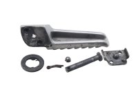 Rear left passenger footrest, footrest plate, bolt...