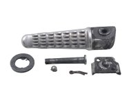 Rear left passenger footrest, footrest plate, bolt Kawasaki ZR-7S ZR750F/H 01-04