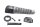 Rear left passenger footrest, footrest plate, bolt Kawasaki ZR-7S ZR750F/H 01-04