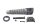 Rear left passenger footrest, footrest plate, bolt Kawasaki ZR-7S ZR750F/H 01-04