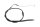Throttle cable, carburetor cable, pull cable, closer, closer Kawasaki ZR-7S ZR750F/H 01-04