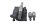 Système de freinage hydraulique à étrier de frein arrière BMW R 1150 R Rockster R28 0308 03-05